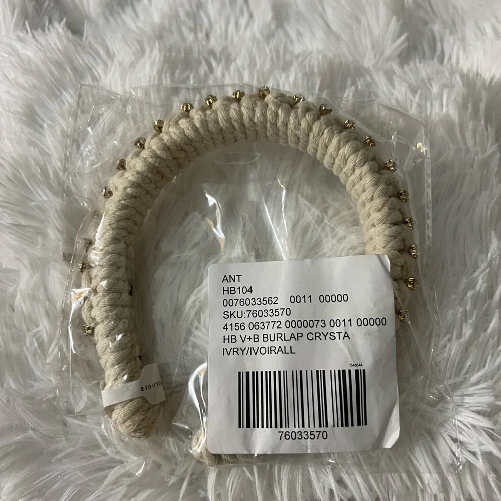 Violet & Brooks Crystal Rope Headband
